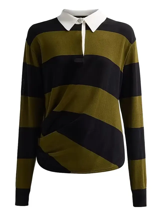 Women's Corinna Striped Cotton Rugby Top Women's Corinna Striped Cotton Rugby Top