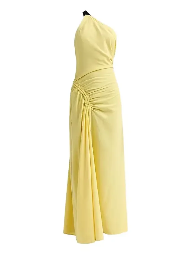 Women's Sirena Ruched One-Shoulder Gown