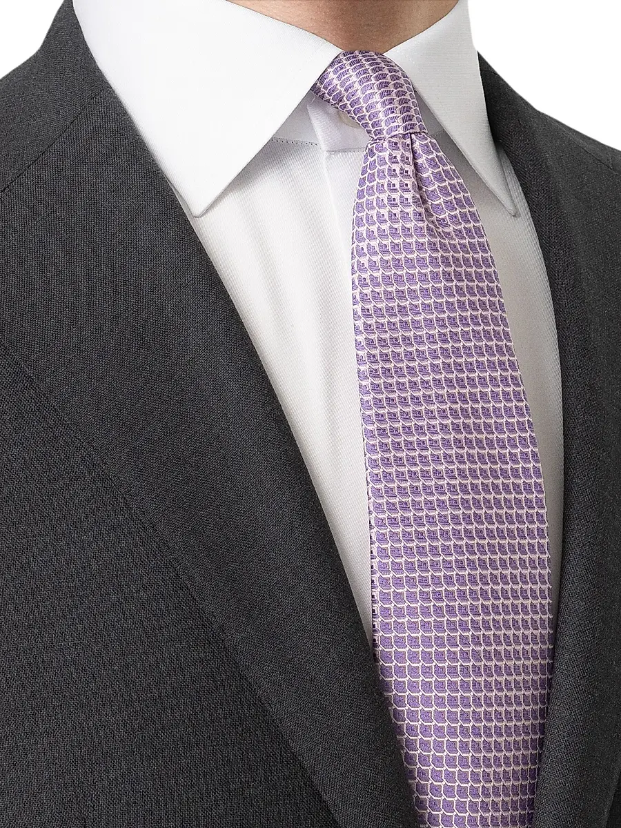 Eton Men's Geometric Silk Tie | Thumbnail 2