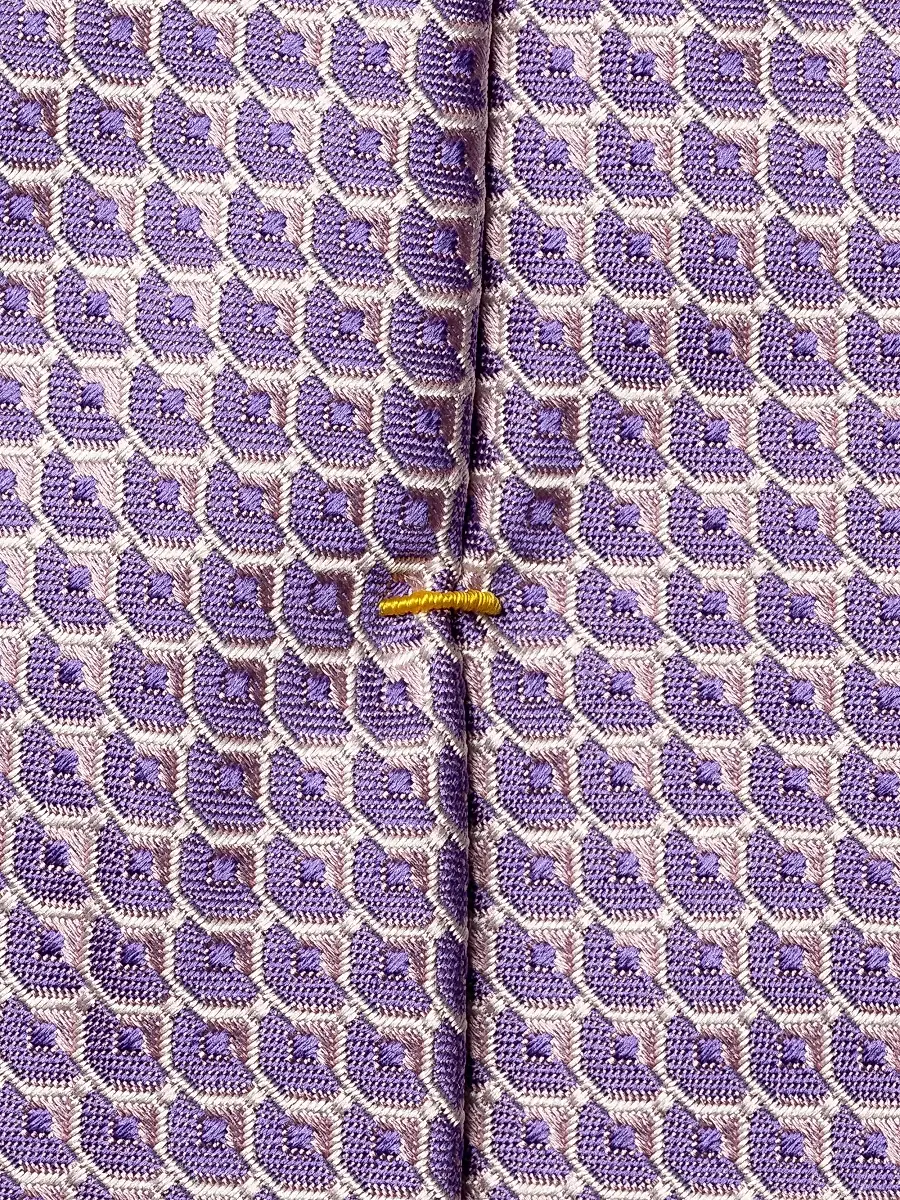 Eton Men's Geometric Silk Tie | Thumbnail 4
