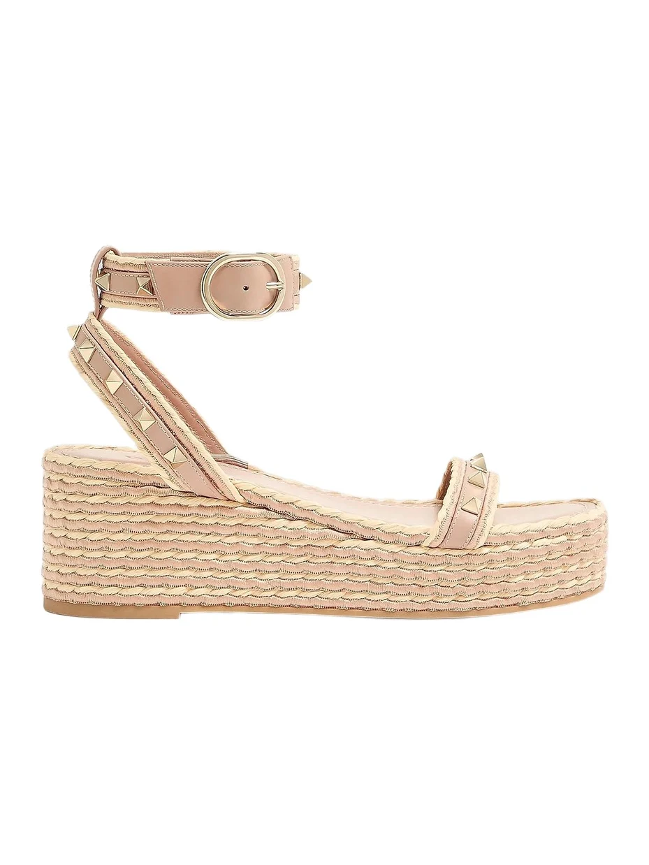 Women's Rockstud 45MM Flatform Sandals