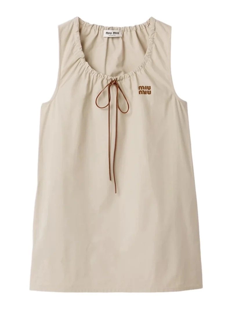 Miu Miu Women's Panama Cotton Dress