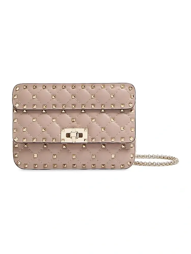 Women's Small Nappa Rockstud Spike Crossbody Bag Women's Small Nappa Rockstud Spike Crossbody Bag