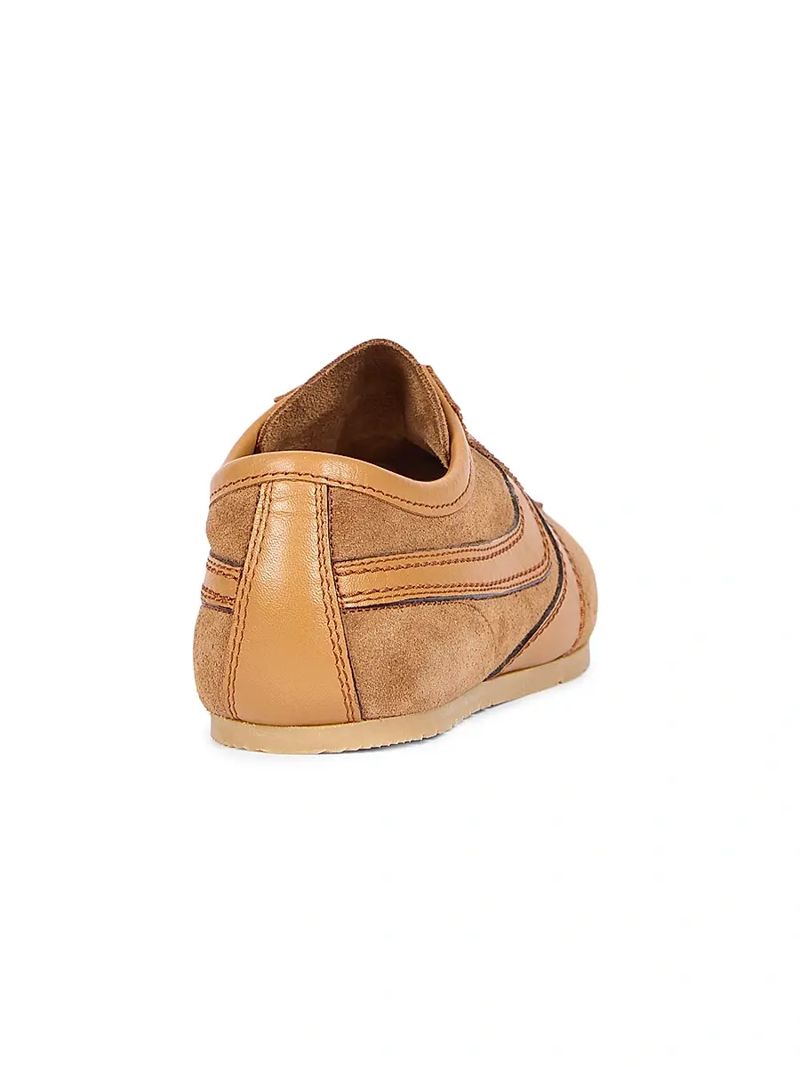 Dries Van Noten Women's Suede & Leather Low-Top Sneakers | Thumbnail 3 Dries Van Noten Women's Suede & Leather Low-Top Sneakers | Thumbnail 3
