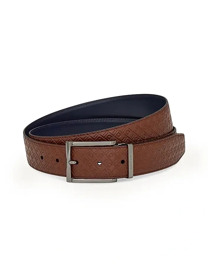 Men's Double Adjustable Reversible Leather Belt Men's Double Adjustable Reversible Leather Belt