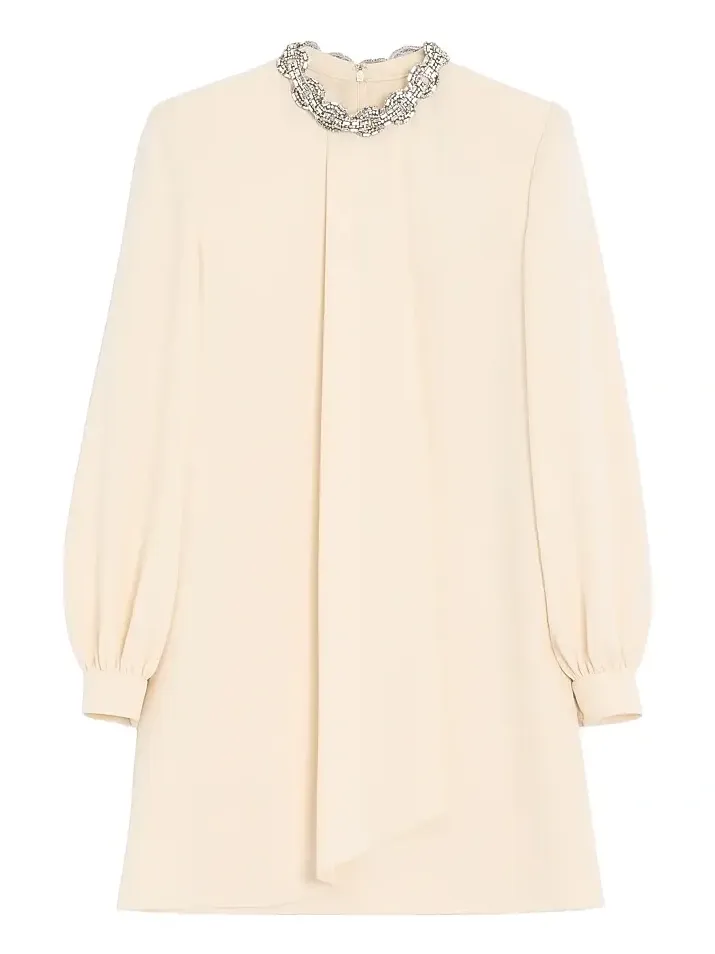 Valentino Women's Cady Couture Embroidered Dress