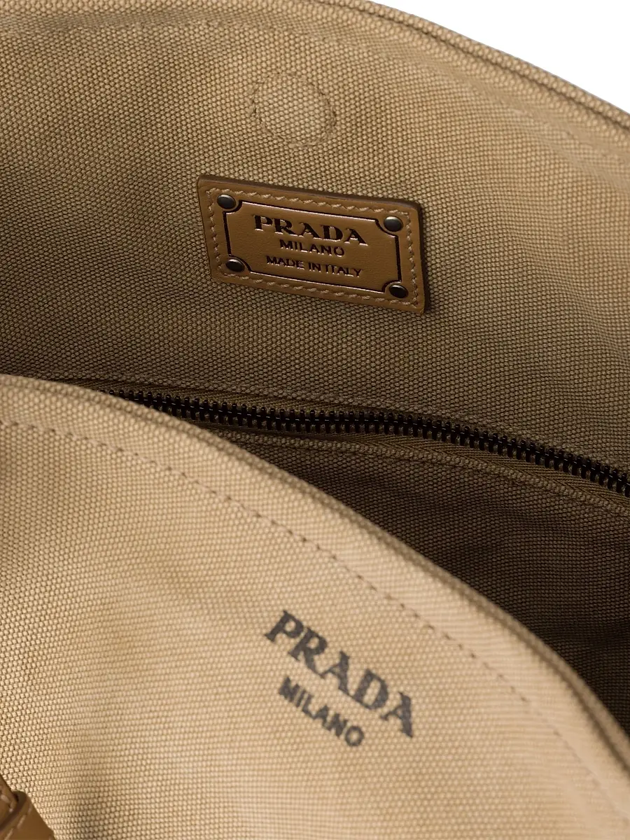 Prada Men's Route Canvas and Leather Shoulder Bag | Thumbnail 7 Prada Men's Route Canvas and Leather Shoulder Bag | Thumbnail 7