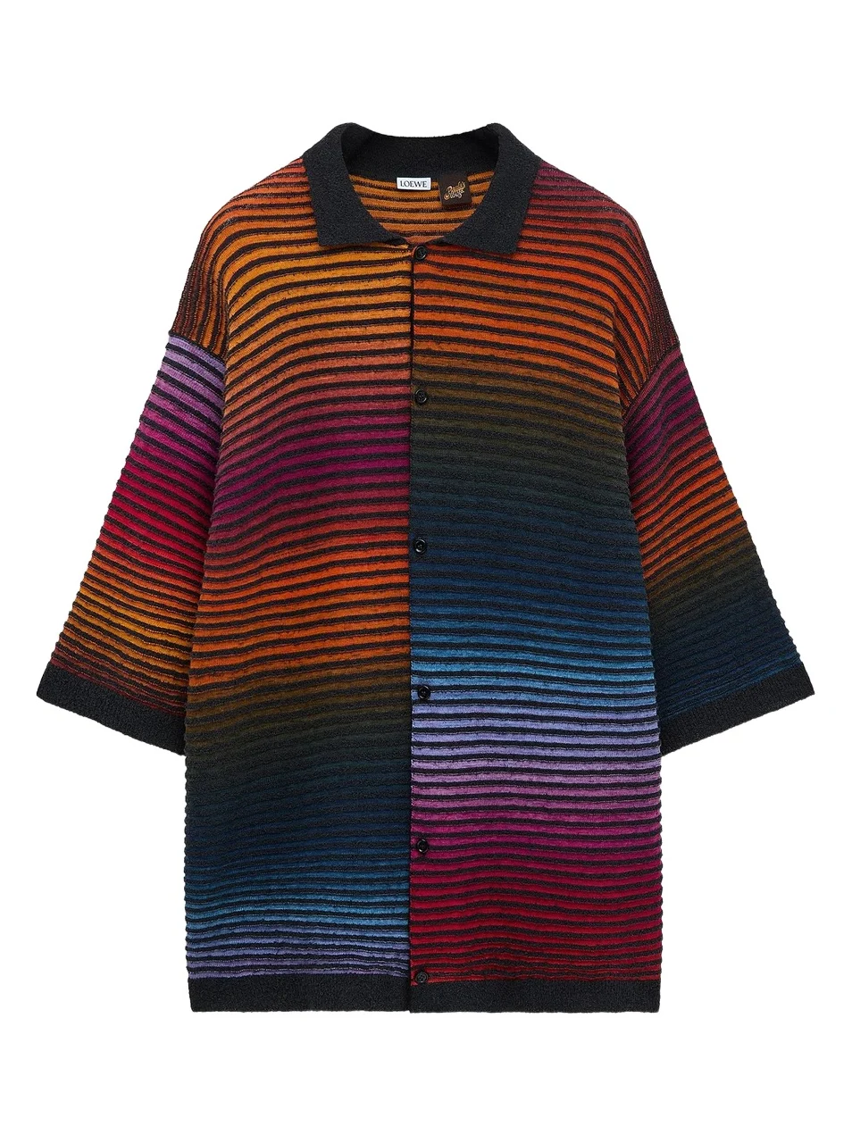 Loewe Men's x Paula's Ibiza Striped Knit Shirt