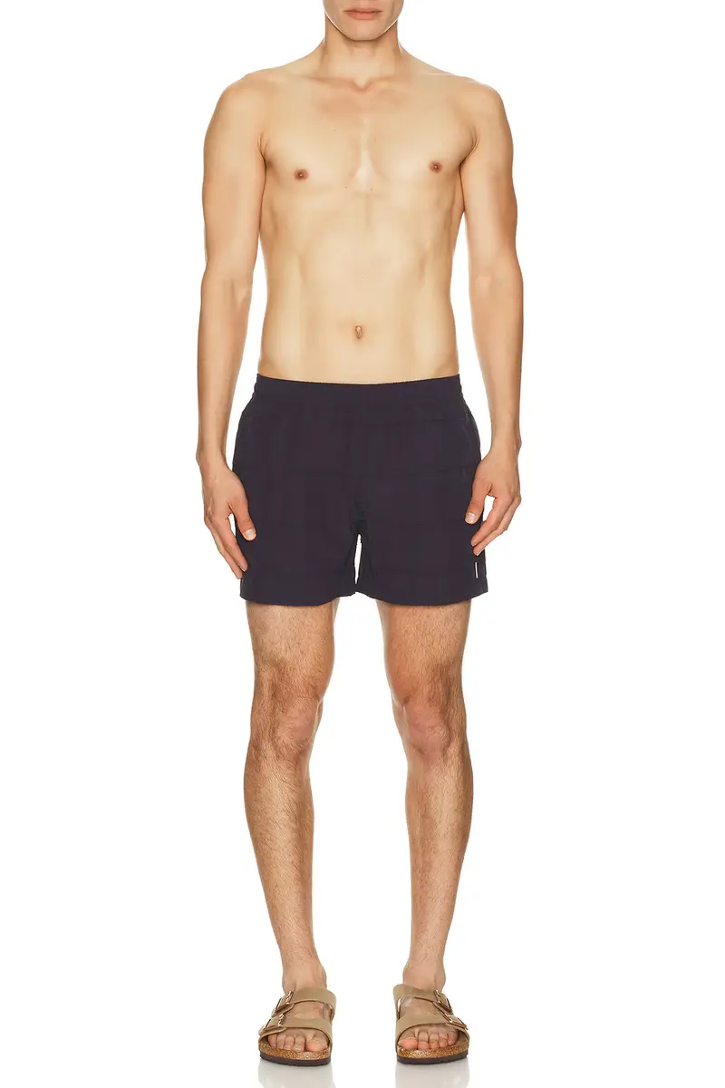AUTO-REPLY 4 Grid Pintuck Sebastian Swim Trunk | Thumbnail 3
