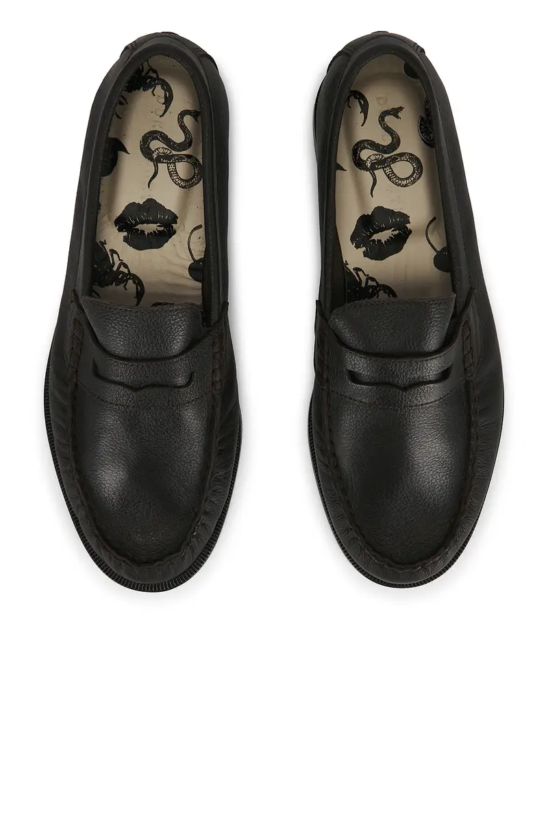 Duke + Dexter Duke + Dexter Ezra Pebble Pleated Penny Loafer | Thumbnail 4