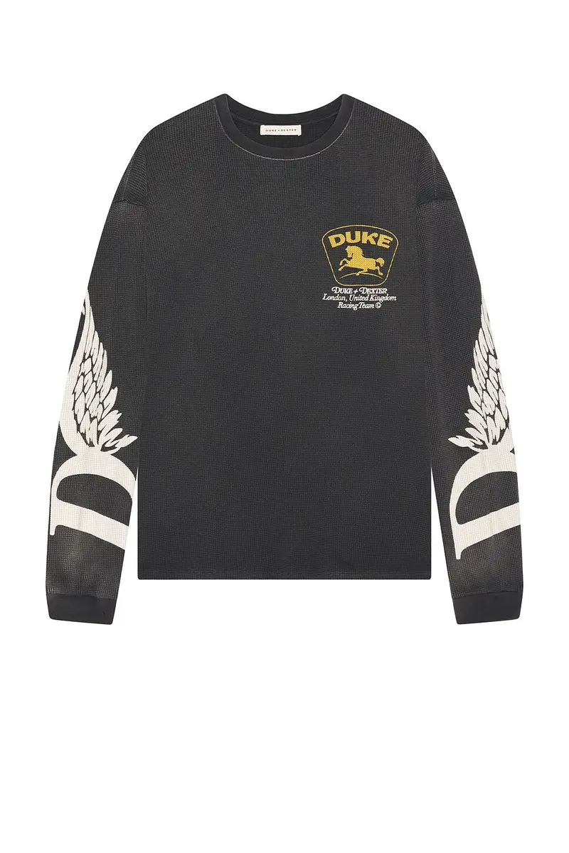 Duke + Dexter Duke + Dexter DR3 Sponsors Waffle Long Sleeve Tee | Thumbnail 5