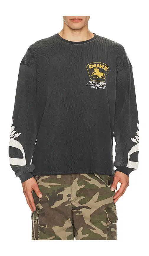 Duke + Dexter Duke + Dexter DR3 Sponsors Waffle Long Sleeve Tee | Thumbnail 6