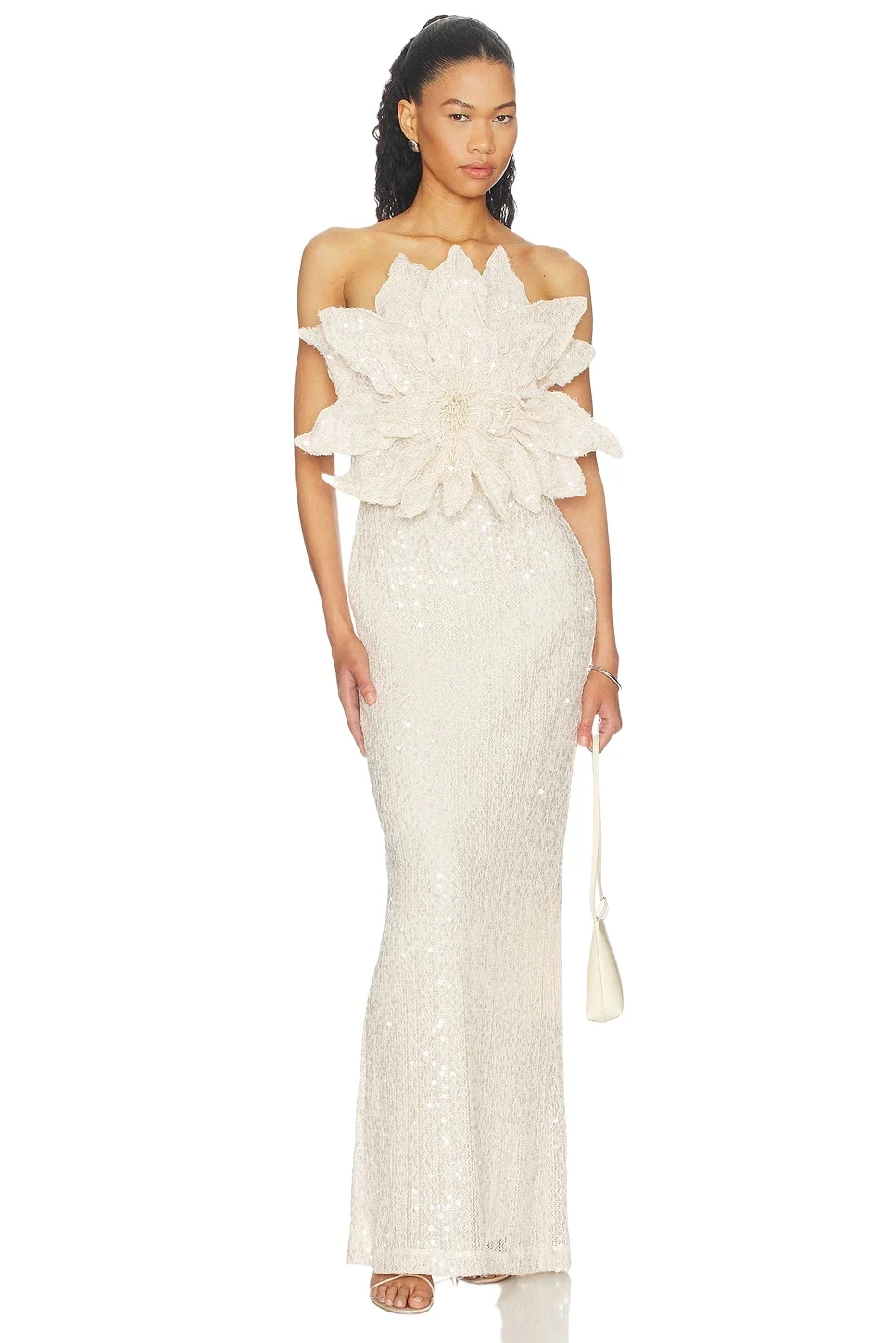Lara Crochet Flower Maxi Dress Lara Crochet Flower Maxi Dress