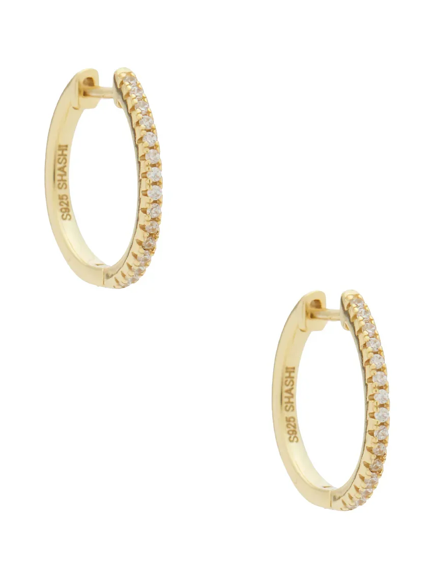 Daily Diamond Hoop Earrings Daily Diamond Hoop Earrings