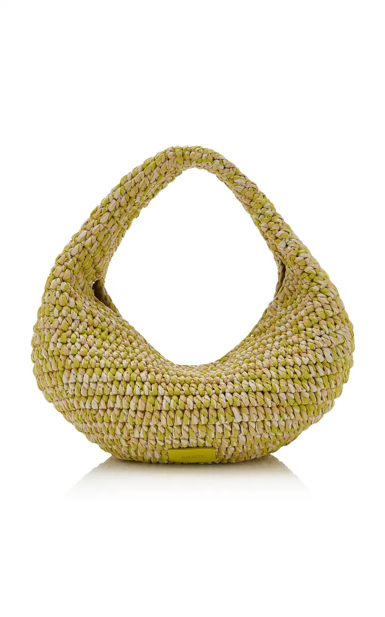 Khaite Olivia Medium Raffia Hobo Bag | Thumbnail 6 Khaite Olivia Medium Raffia Hobo Bag | Thumbnail 6