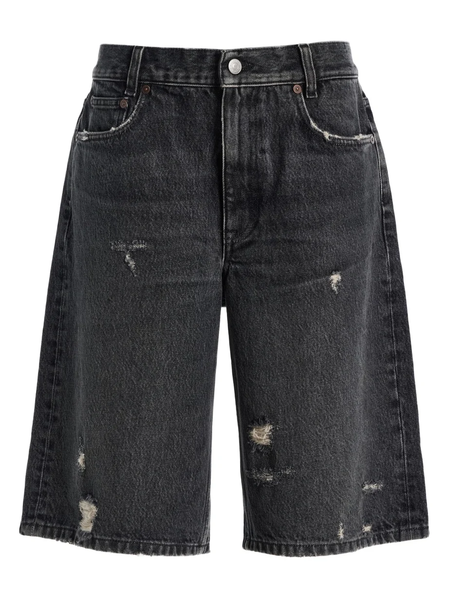 House of Dagmar High-Rise Denim Shorts