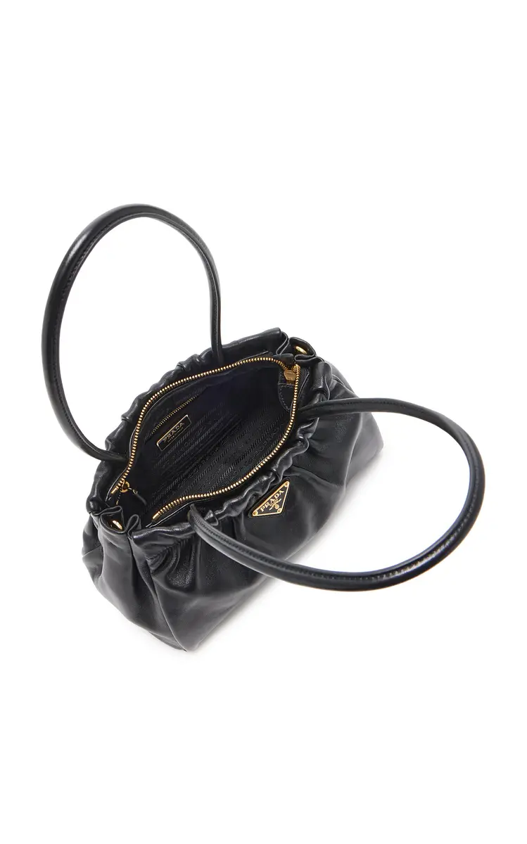 Prada Ruched Leather Bag | Thumbnail 6