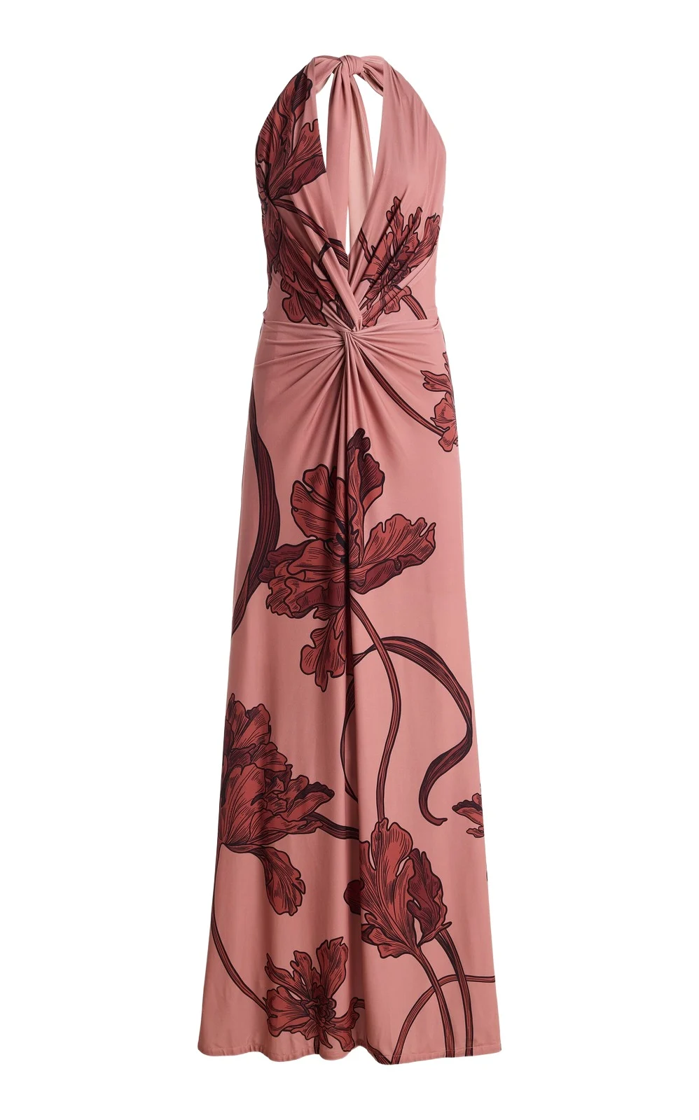 ANDRES OTALORA Exclusive Pura Maxi Halter Dress