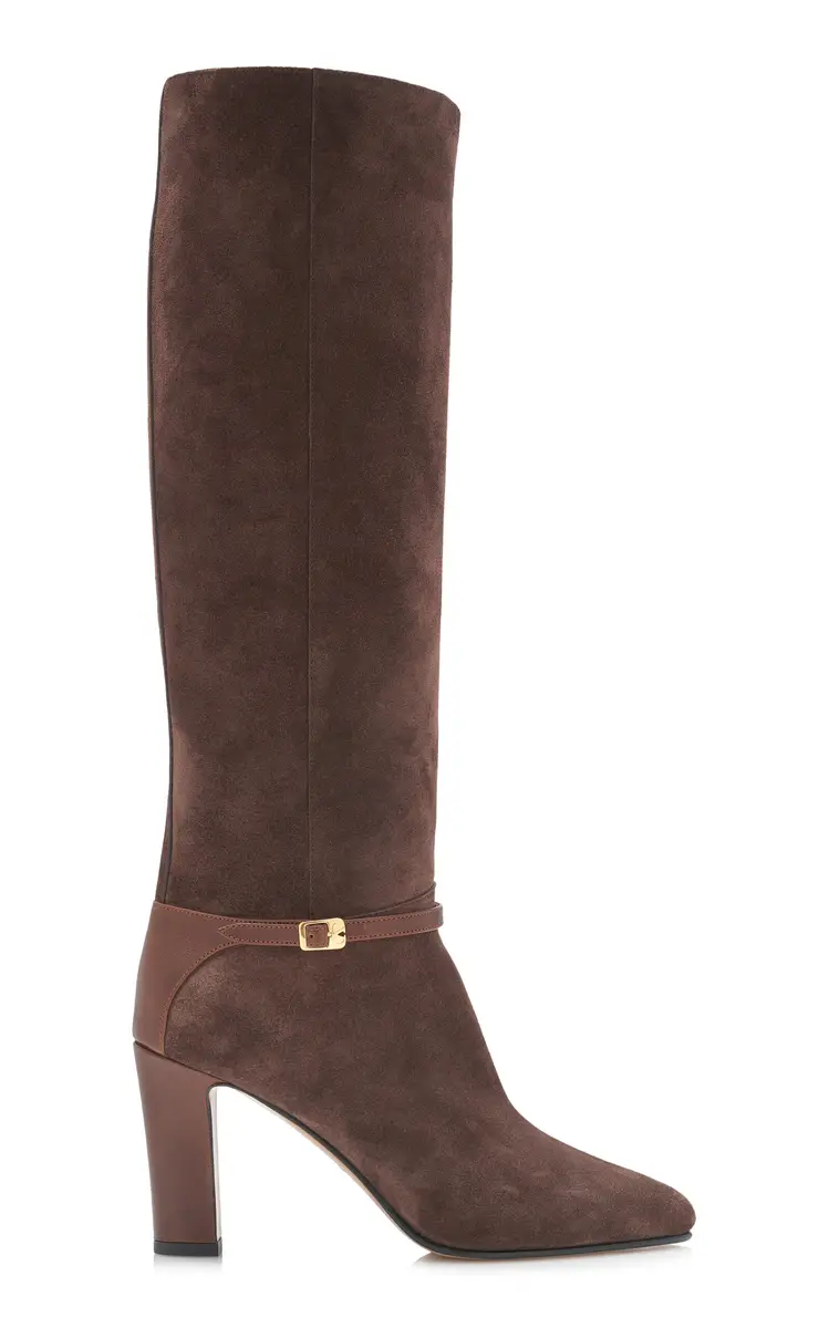 Valentino Garavani Pattie Knee-Length Suede Boots | Thumbnail 2 Valentino Garavani Pattie Knee-Length Suede Boots | Thumbnail 2