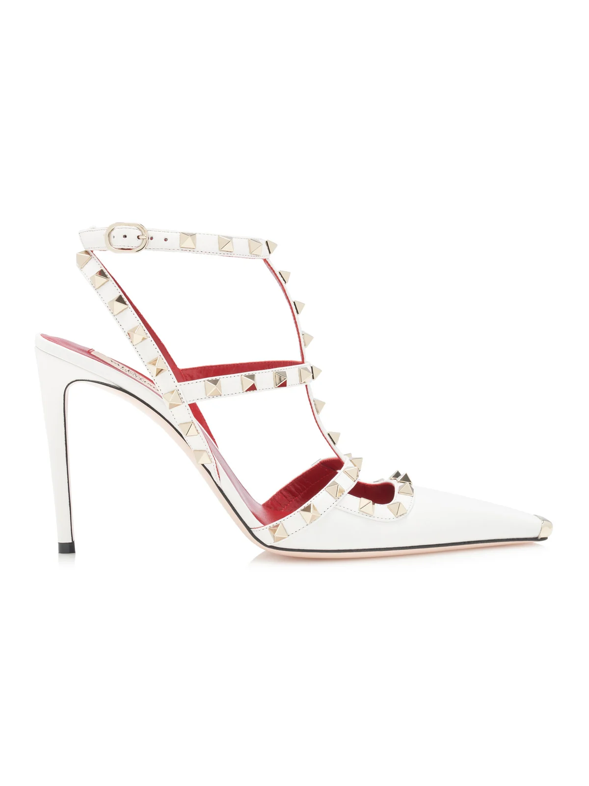 Rockstud Ankle Strap Leather Pumps Rockstud Ankle Strap Leather Pumps