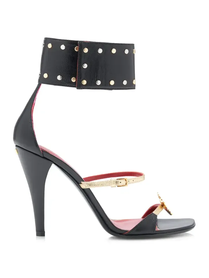Valentino Garavani Cuffie Studded Leather Sandals