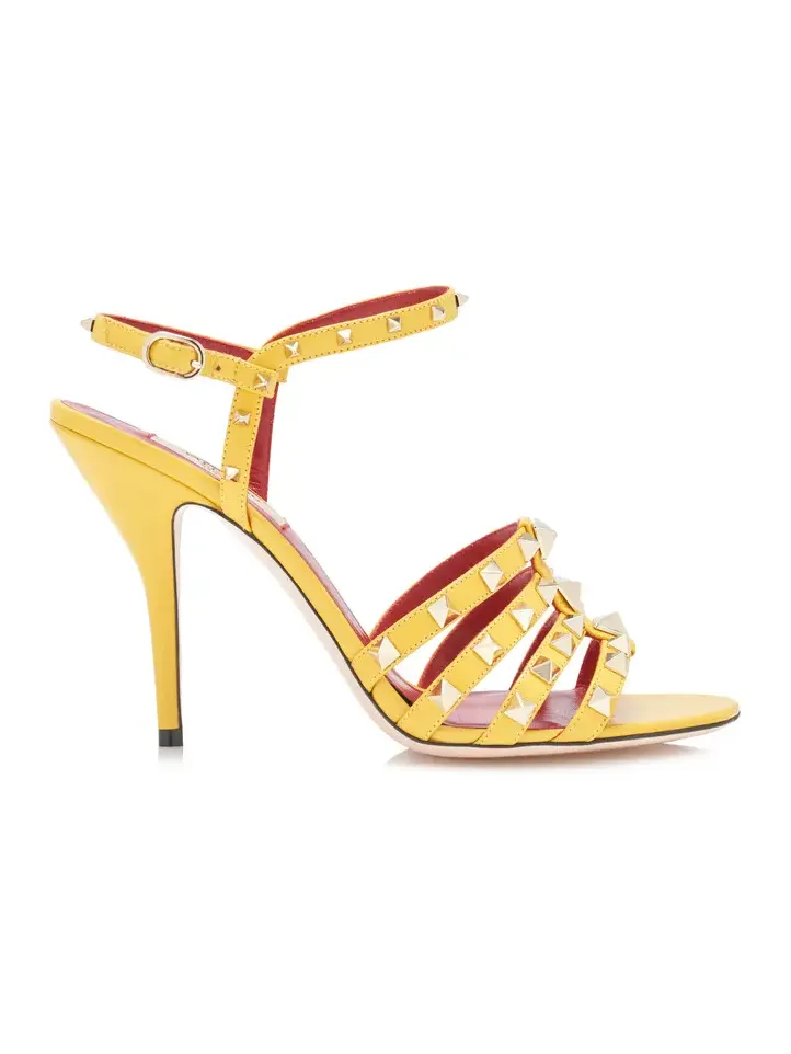 Rockstud Leather Sandals