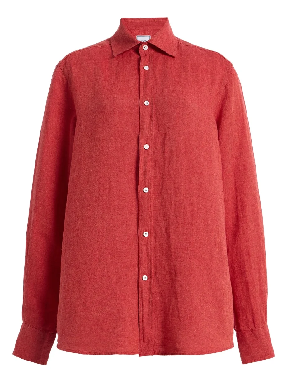 Exclusive The Boyfriend Linen Shirt