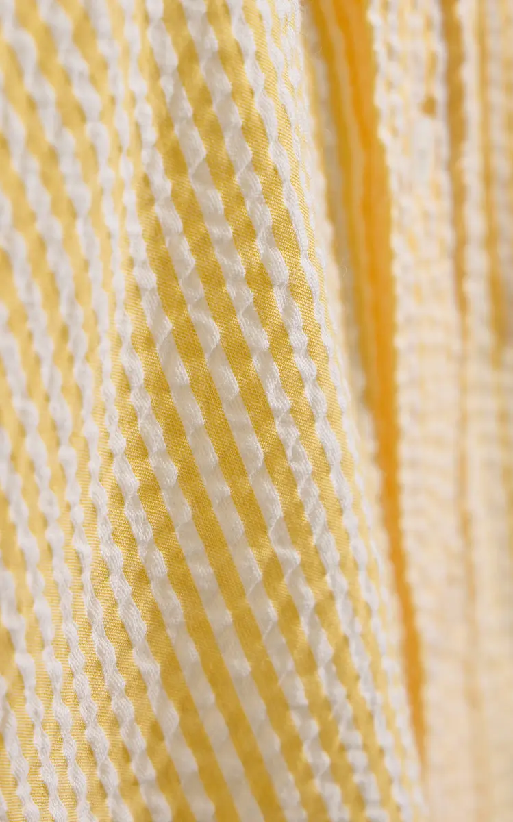 With Nothing Underneath Exclusive The Weekend Striped Cotton Seersucker Shirt | Thumbnail 7 With Nothing Underneath Exclusive The Weekend Striped Cotton Seersucker Shirt | Thumbnail 7