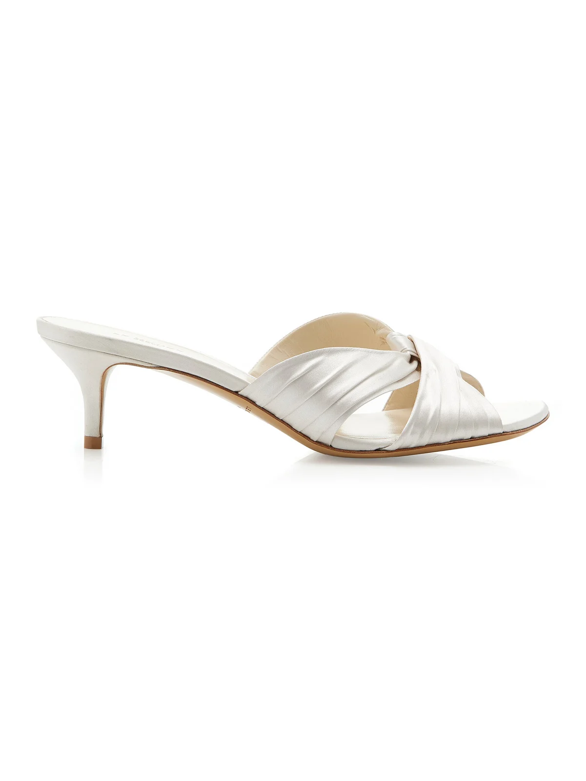 Antonia Silk-Satin Kitten Heel Sandals Antonia Silk-Satin Kitten Heel Sandals
