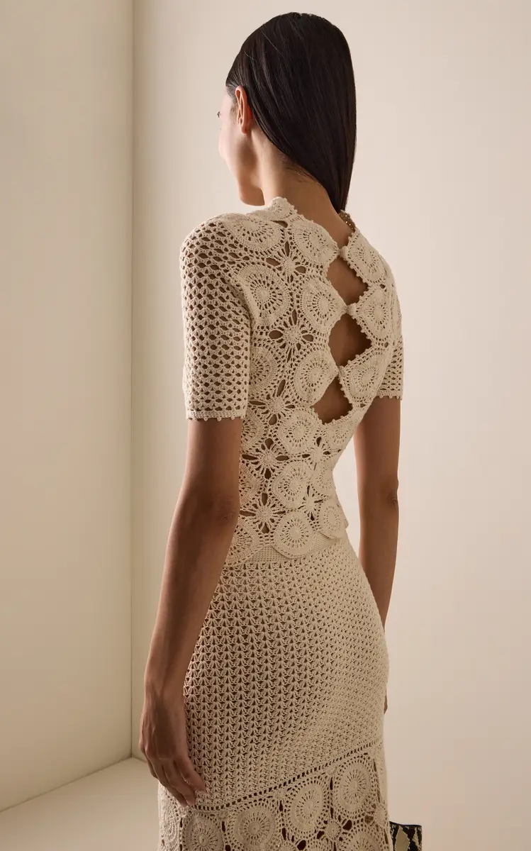 ESCVDO Siula Crocheted Cotton Top | Thumbnail 4 ESCVDO Siula Crocheted Cotton Top | Thumbnail 4