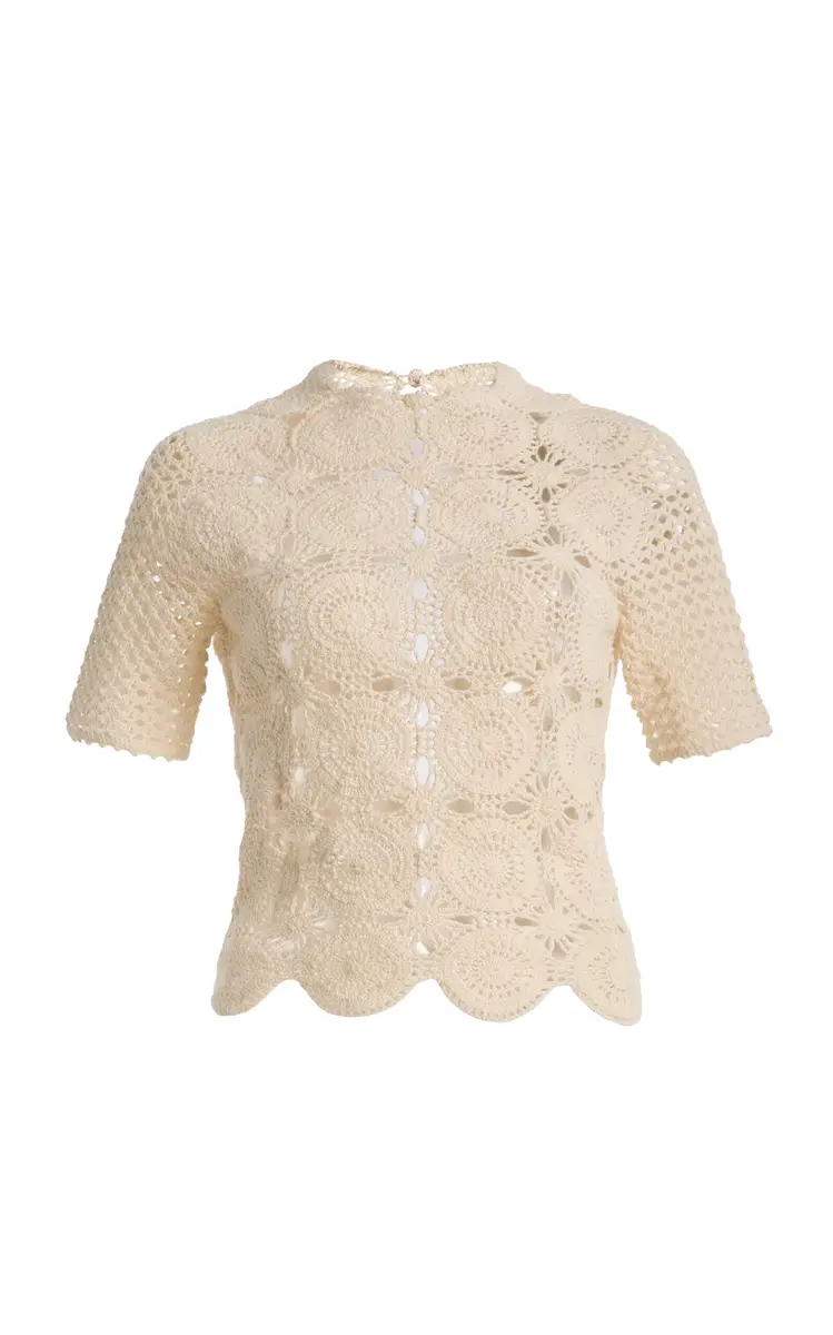 ESCVDO Siula Crocheted Cotton Top | Thumbnail 7 ESCVDO Siula Crocheted Cotton Top | Thumbnail 7