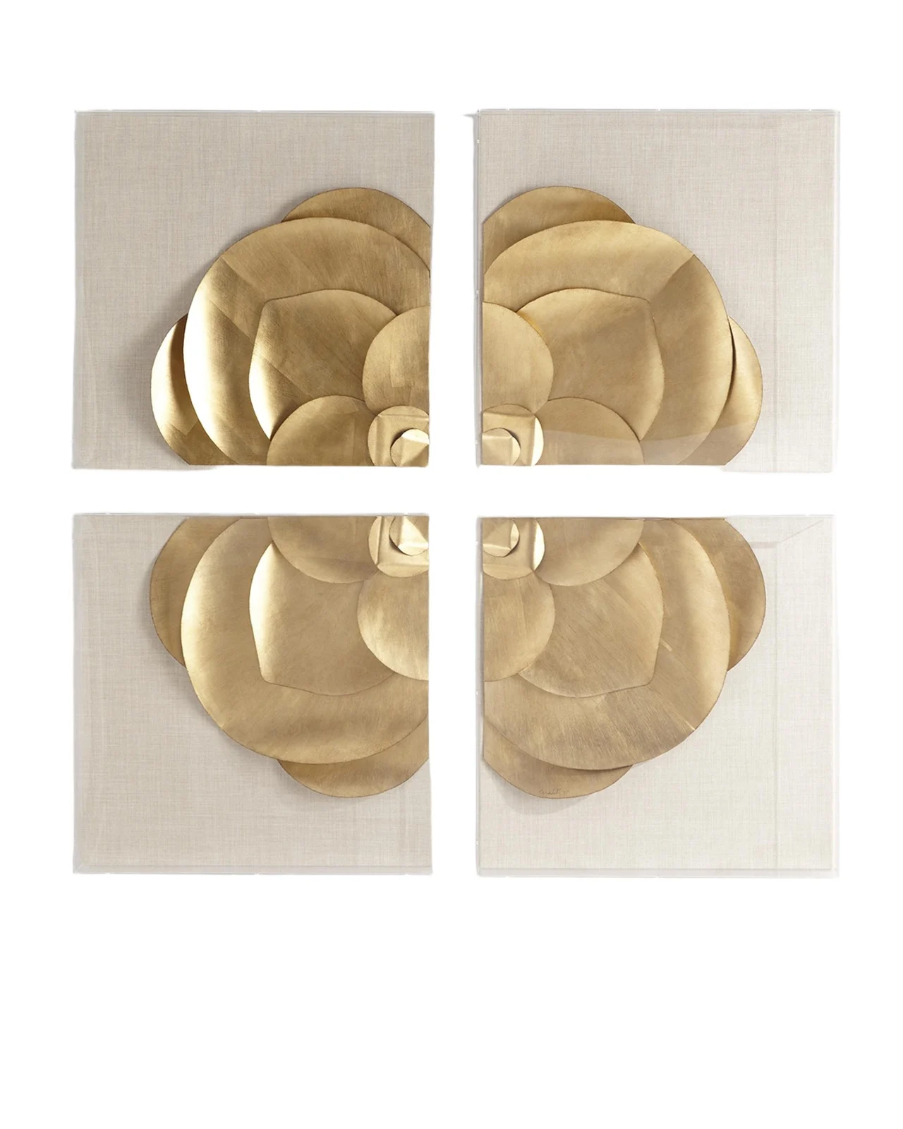 Tommy Mitchell Four-Piece Medallion Installation