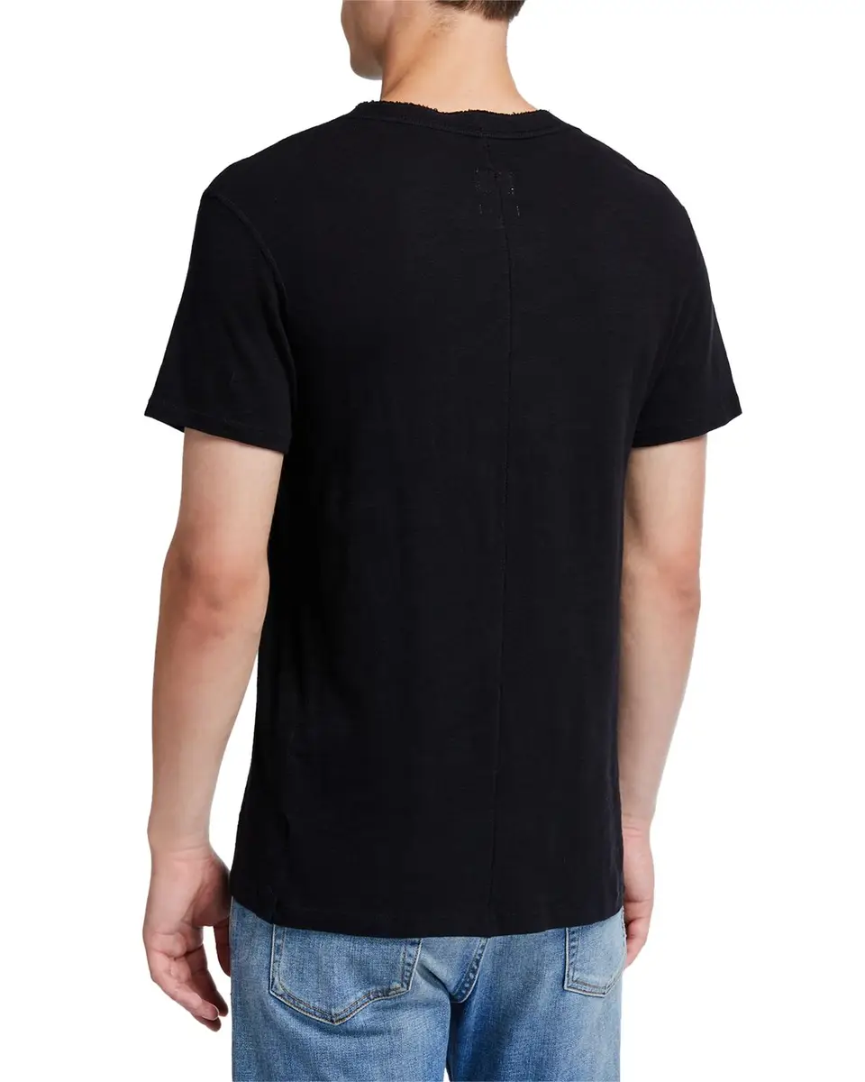 rag & bone Men's Classic Short-Sleeve Henley Shirt | Thumbnail 2