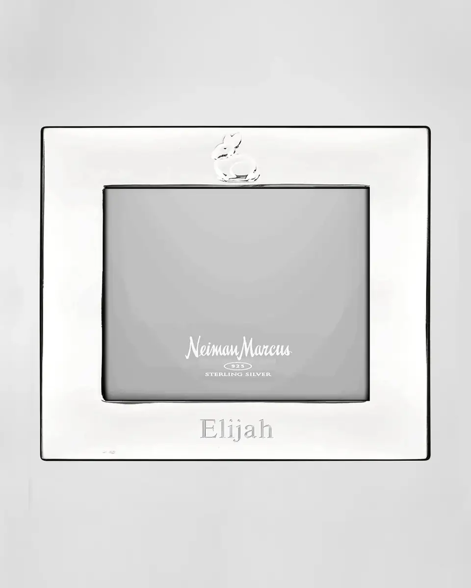 Cunill America Personalized Bunny Sterling Silver Frame | Thumbnail 2