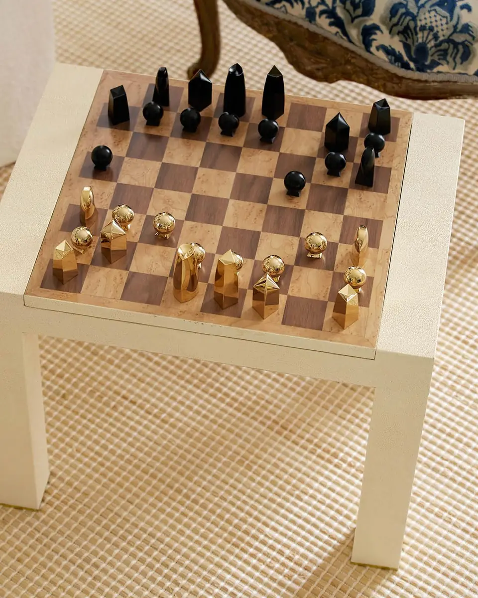 AERIN Faux Shagreen Chess Side Table | Thumbnail 4 AERIN Faux Shagreen Chess Side Table | Thumbnail 4