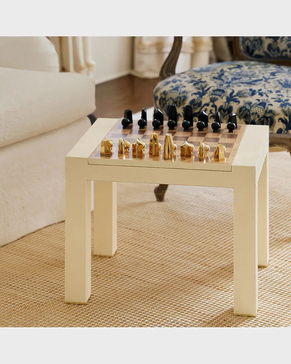 AERIN Faux Shagreen Chess Side Table | Thumbnail 5 AERIN Faux Shagreen Chess Side Table | Thumbnail 5