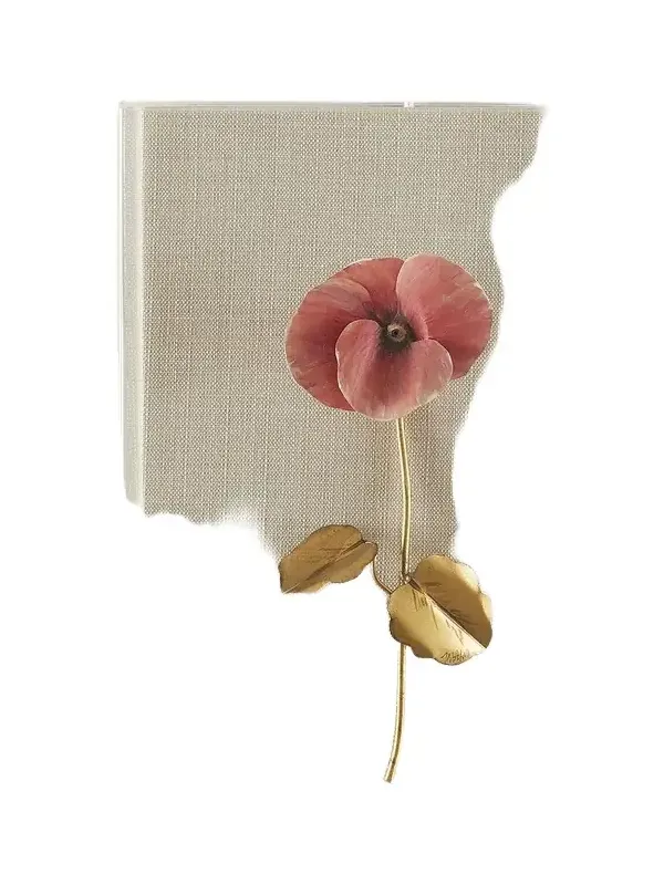 Tommy Mitchell "Pansy Study 3" Wall Art