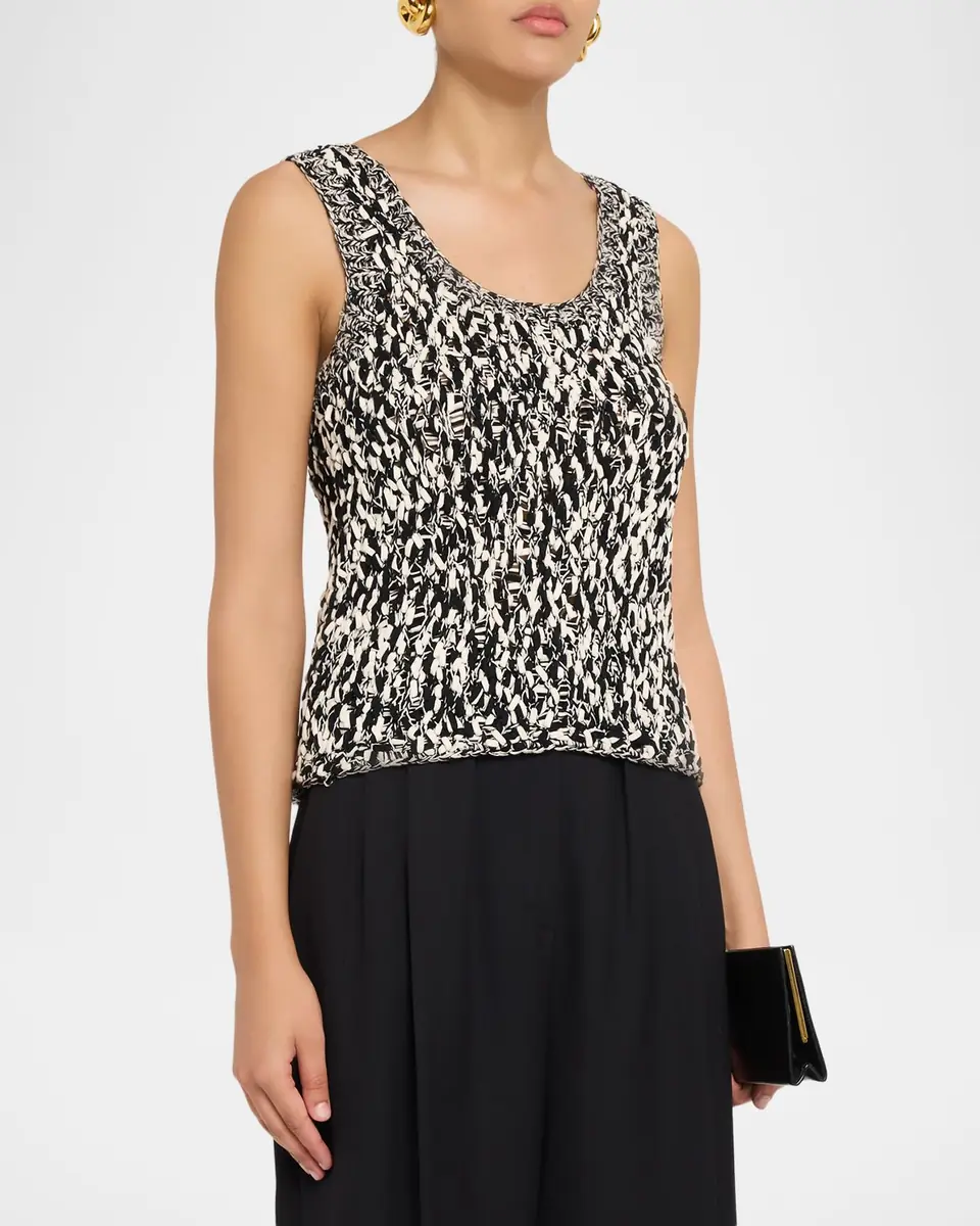 CHRISTOPHER JOHN ROGERS Marled Hand Knit Tank Top | Thumbnail 3 CHRISTOPHER JOHN ROGERS Marled Hand Knit Tank Top | Thumbnail 3