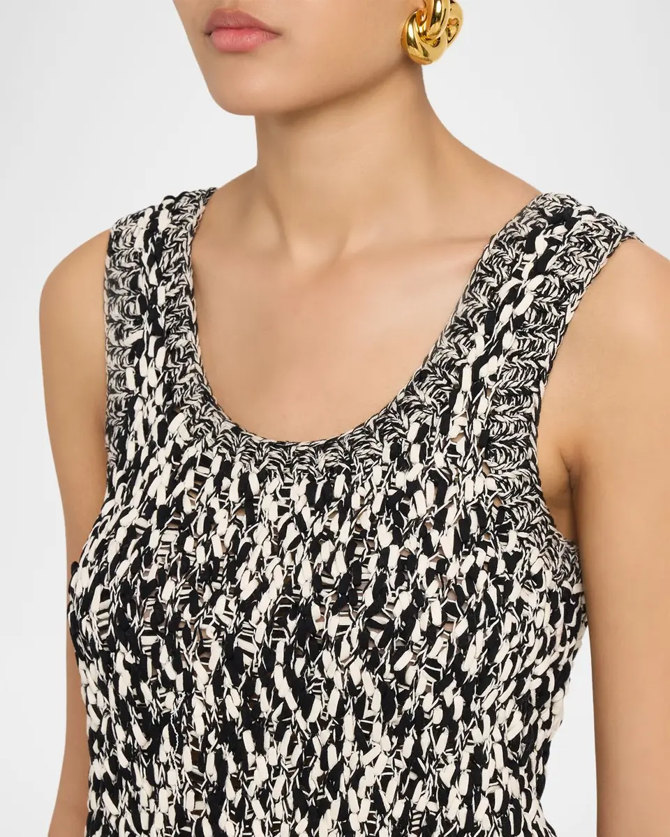 CHRISTOPHER JOHN ROGERS Marled Hand Knit Tank Top | Thumbnail 4 CHRISTOPHER JOHN ROGERS Marled Hand Knit Tank Top | Thumbnail 4