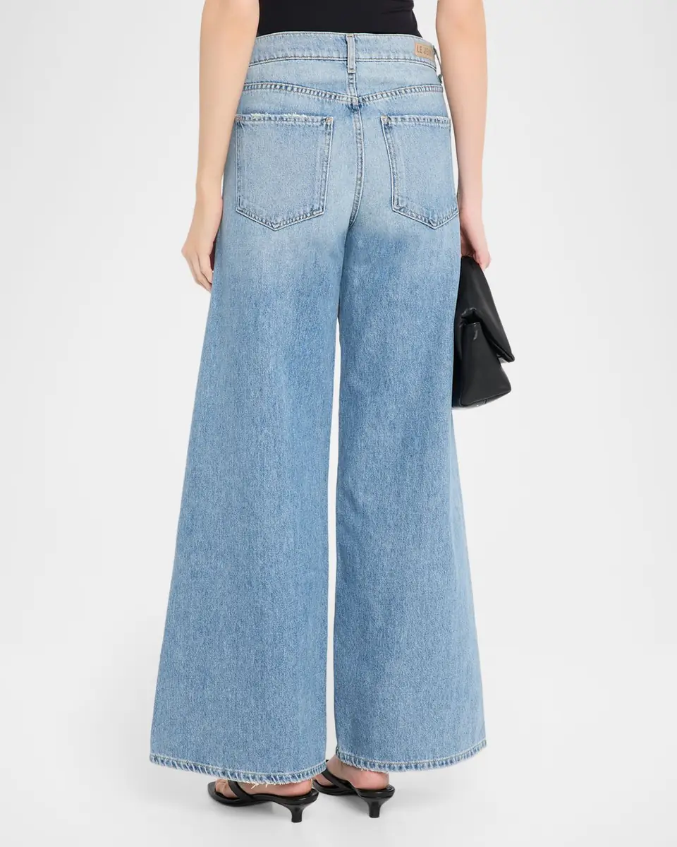 LE JEAN Joss Wide-Leg Frayed Jeans | Thumbnail 2 LE JEAN Joss Wide-Leg Frayed Jeans | Thumbnail 2