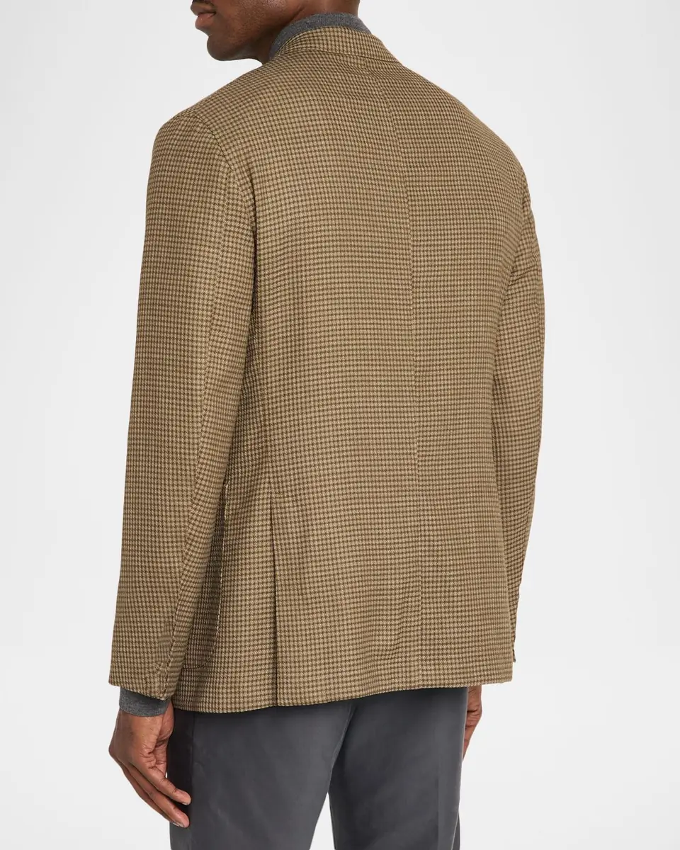 Boglioli Men's Wool Gingham Single-Breasted Sport Coat | Thumbnail 3