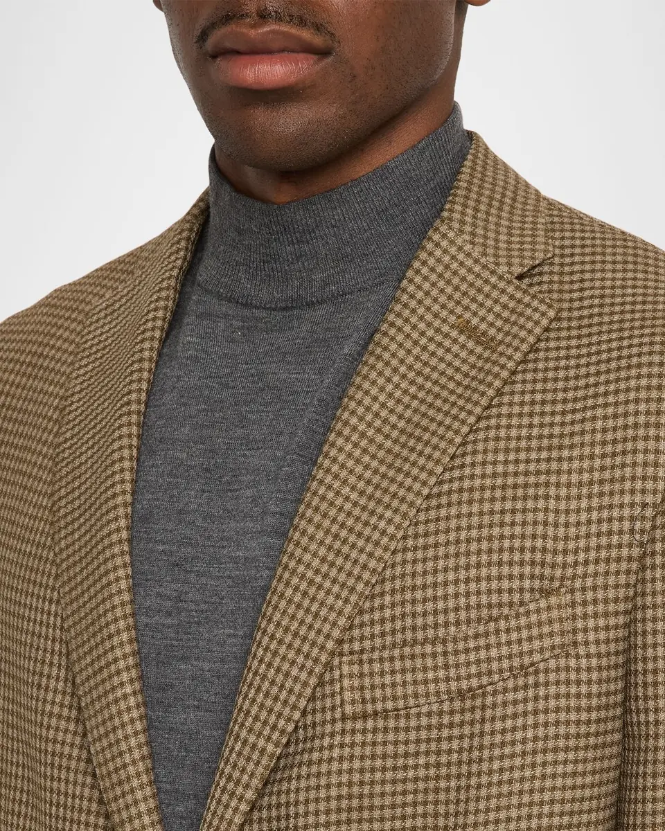 Boglioli Men's Wool Gingham Single-Breasted Sport Coat | Thumbnail 5