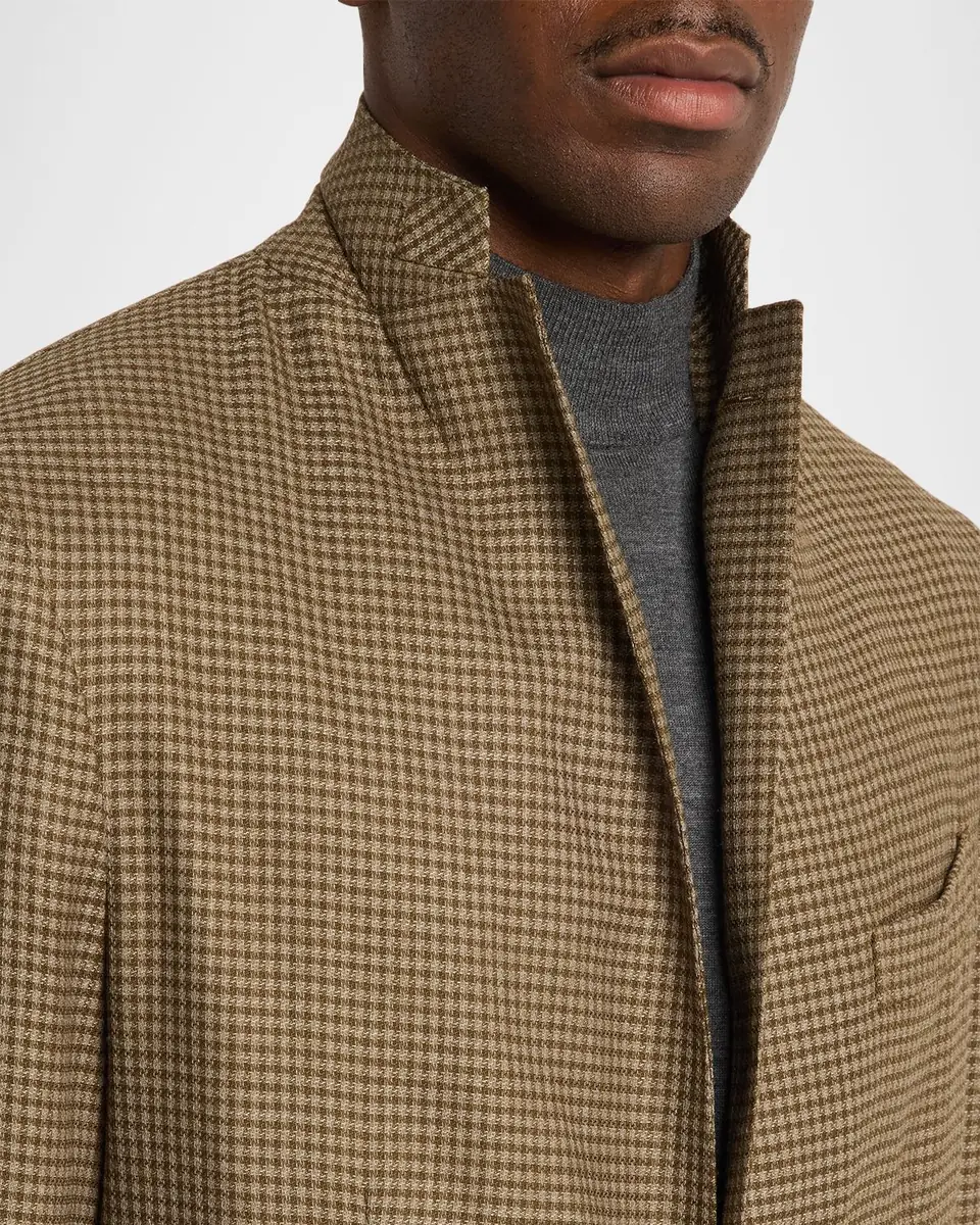 Boglioli Men's Wool Gingham Single-Breasted Sport Coat | Thumbnail 7