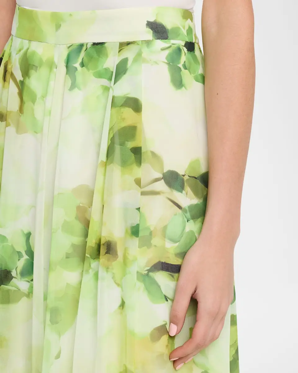 BADGLEY MISCHKA Floral-Print Georgette Palazzo Pants | Thumbnail 5 BADGLEY MISCHKA Floral-Print Georgette Palazzo Pants | Thumbnail 5