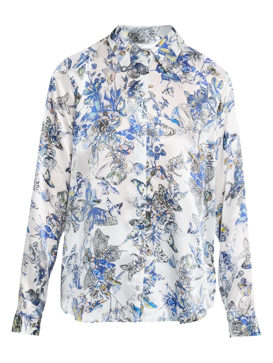 Tyler Silk Button-Front Blouse Tyler Silk Button-Front Blouse