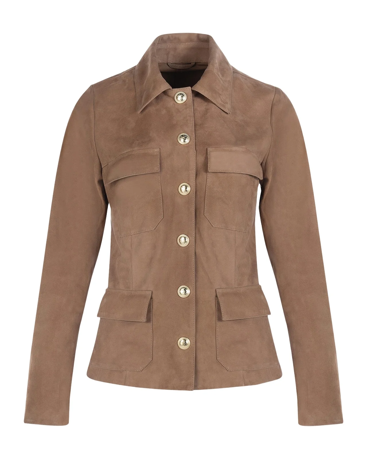 Metis Suede Single-Breasted Jacket Metis Suede Single-Breasted Jacket