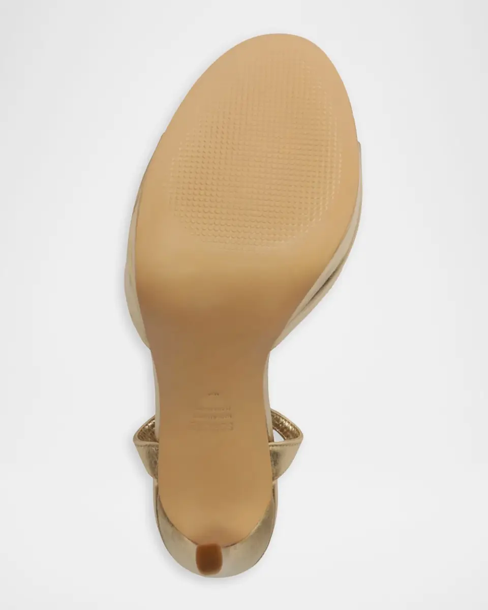 Schutz Scarlett Metallic Leather Platform Sandals | Thumbnail 6