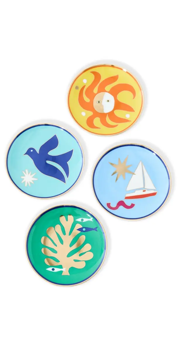 Jonathan Adler Playa Coaster Set of 4