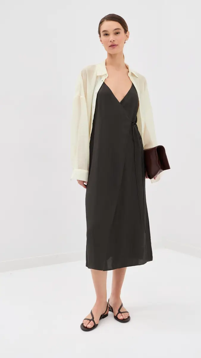 Tibi Summer Slip Wrap Dress | Thumbnail 5 Tibi Summer Slip Wrap Dress | Thumbnail 5