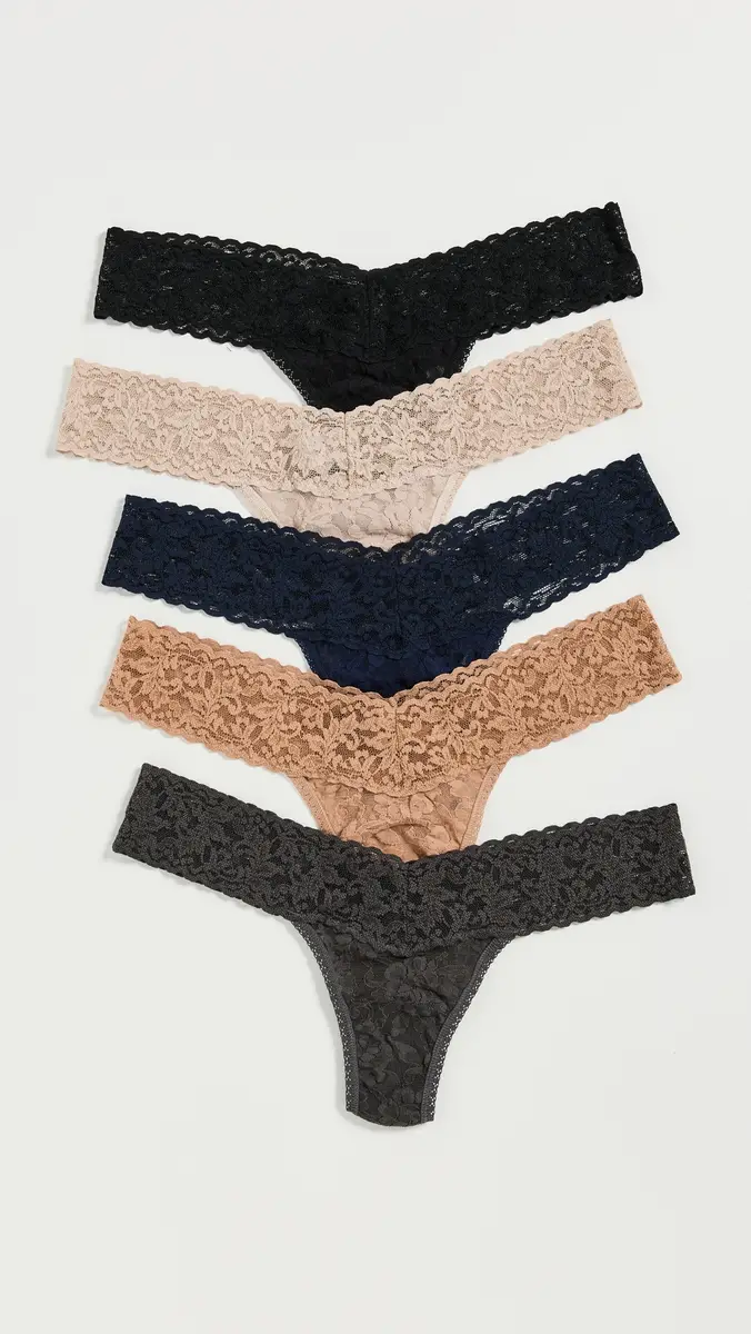 Hanky Panky Signature Lace Low Rise 5 Pack | Thumbnail 2